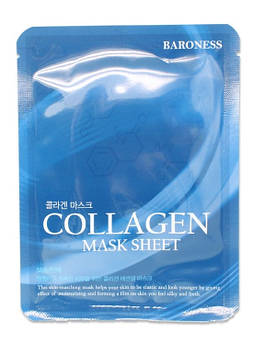 Тканинна маска Baroness Airlaid Face Mask Collagen