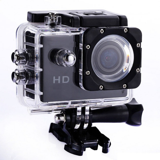 Экшен камера Action Camera D 600 Экшн камера HD Black - фото 2 - id-p1129790572