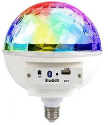 Диско куля в патрон LED Cryst almagic ball light E27 997 BT з пультом (N009838)