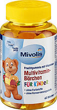 Вітамінний комплекс для дітей Mivolis Multivitamin-Bärchen 60 шт