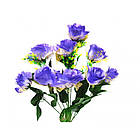 Букет на 9 голов троянда NC 24 (16 шт./пач.) продається упаковкою штучні квіти оптом, фото 4