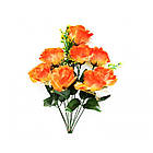 Букет на 9 голов троянда NC 24 (16 шт./пач.) продається упаковкою штучні квіти оптом, фото 3