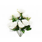 Букет на 9 голов троянда NC 24 (16 шт./пач.) продається упаковкою штучні квіти оптом, фото 7