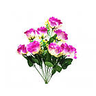 Букет на 9 голов троянда NC 24 (16 шт./пач.) продається упаковкою штучні квіти оптом, фото 8