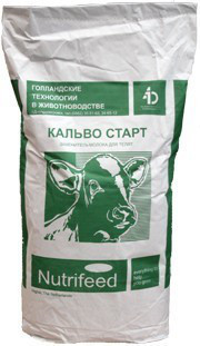 Замінник цільного молока Кальво Старт Льон жир 16% (для телят з 7 дня) 25 кг/уп