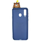 Чохол Cartoon 3D Case для Samsung Galaxy A8s Ведмедик, фото 3