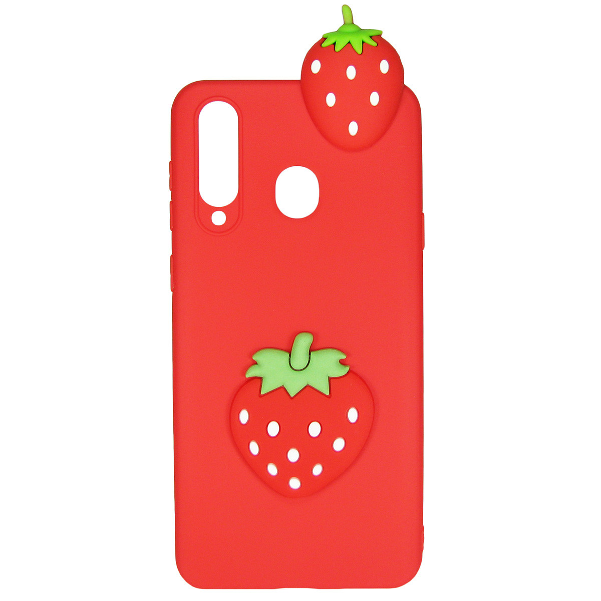 Чохол Cartoon 3D Case для Samsung Galaxy A8s Полуничка