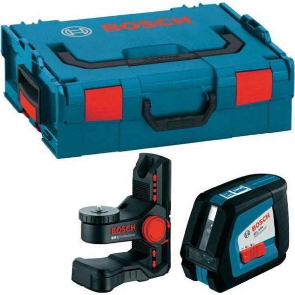 Лазерний нівелір Bosch GLL 2-50 Professional (20 м, з приймачем - 50 м) (0601063108)