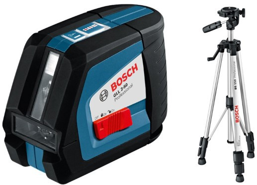 Лазерний нівелір Bosch GLL 2-50 Professional (20 м, з приймачем - 50 м) (0601063105)