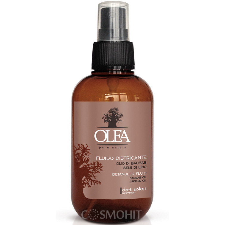 Dott.Solari Olea Pure Origin Detangler Fluid Baobab Oil Linseed Oil — Рідина для полегшення розчісування з олією баобаба та льону, 150 ml