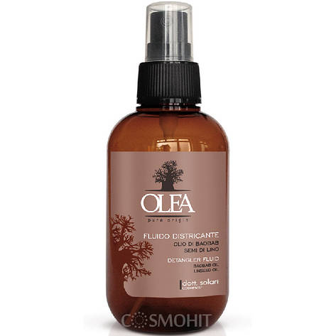 Dott.Solari Olea Pure Origin Detangler Fluid Baobab Oil Linseed Oil — Рідина для полегшення розчісування з олією баобаба та льону, 150 ml, фото 1