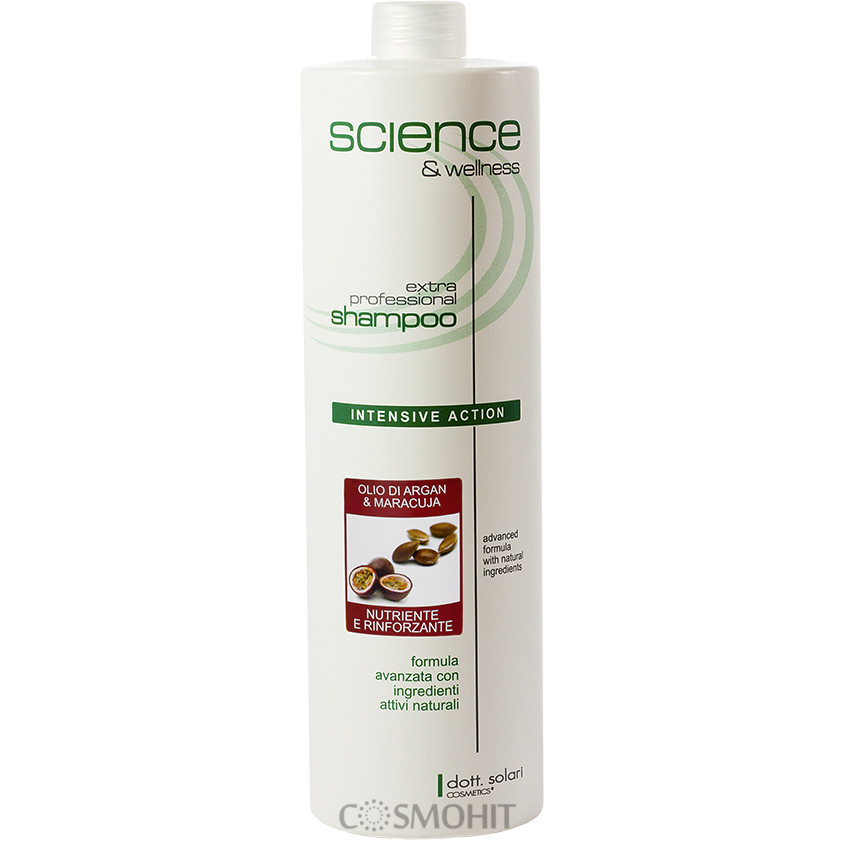 Dott.Solari Argan Oil And Marcuja Shampoo — Шампунь з аргановою олією і маракуєю, 1000 ml