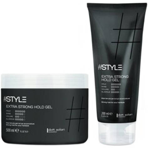 Dott.Solari Black Line Extra Strong Hold Gel — Гель для волосся надсильної фіксації, 200 ml, фото 1
