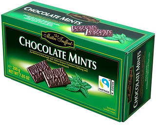 Шоколадні цукерки з м'ятною начинкою Maitre Truffout Mint Chocolate 200 г