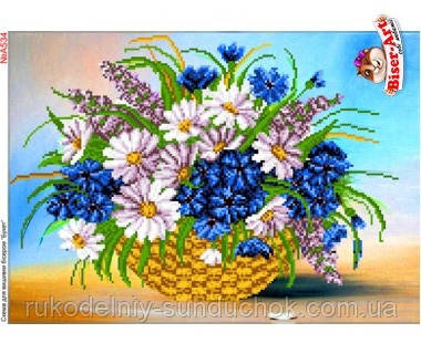 Схема для вишивки бісером Бисер-Арт Польові квіти (А534), фото 1