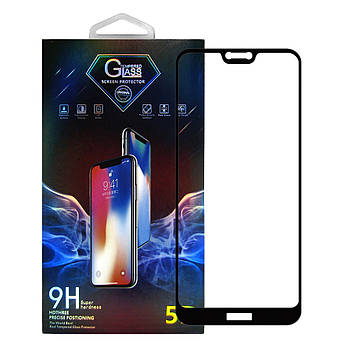 Захисне скло Premium Glass 5D Full Glue для Nokia 7.1 Black