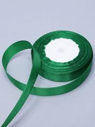 Стрічка атласна зеленого кольору 20 мм