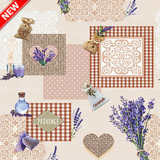 Оригінальна клейонка для будинку і кафе в стилі Прованс лаванда