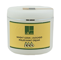 Поживний крем з олією Зародкою пшениці Wheat Germ Oil And Avocado Nourishing Cream Dr. Kadir 250 мл