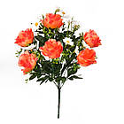 Букет на 12 голов, бутон великий, зілля ромашки NБ-Т C-52 (12 шт./пач.) Штучні квіти гуртом, фото 4