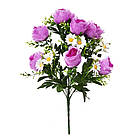 Букет на 12 голов, бутон великий, зілля ромашки NБ-Т C-52 (12 шт./пач.) Штучні квіти гуртом, фото 5