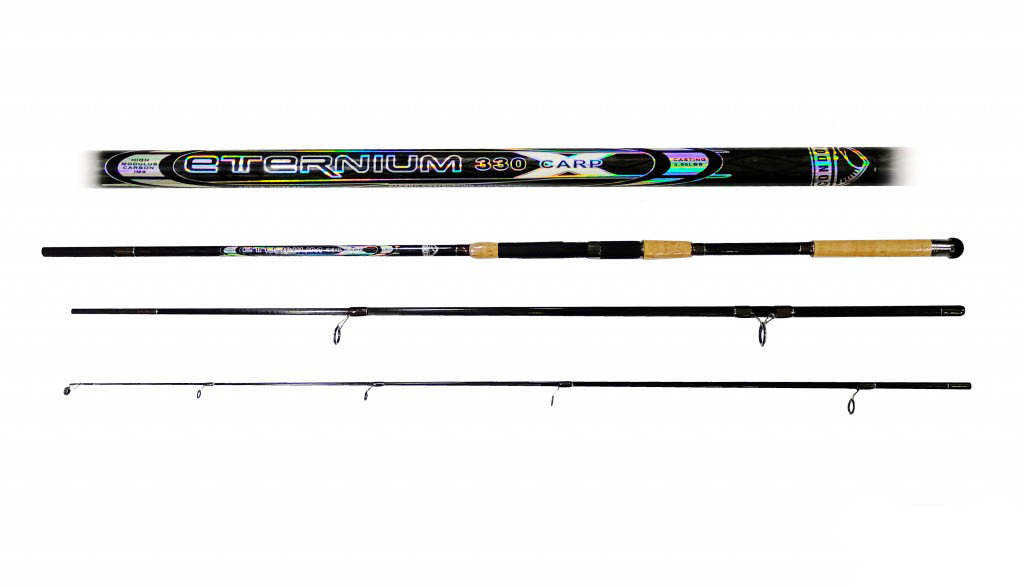 Вудлище коропове Condor ETERNIUM, 3,5lbs, 3,90m, Carbon IM9, 3 секції