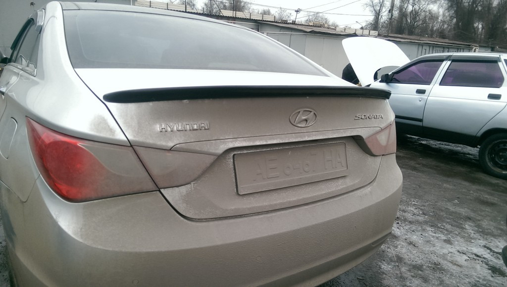 Lip-спойлер на багажник Hyundai Sonata YF (2010-2016)