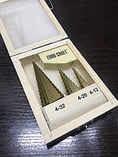 Ступеневі свердла EURO CRAFT 3 шт., фото 6