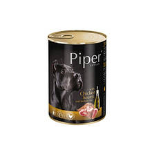 Консерви DN Piper 400 г з курячими сердечками та коричневим рисом для собак