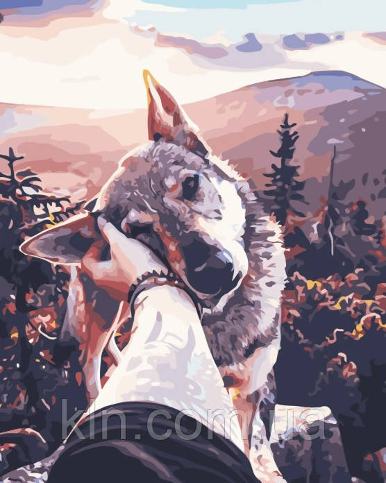 Картина за номерами ArtStory Вірний друг 40 х 50 см (арт. AS0548), фото 1