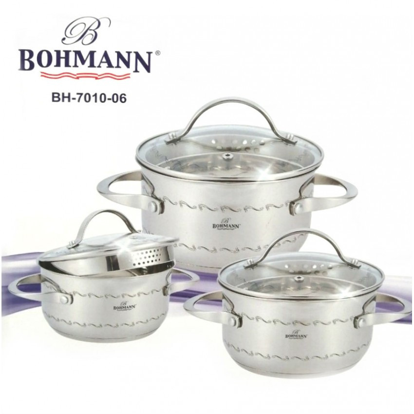 Набір посуду BOHMANN 6 предметів BH-7010-06