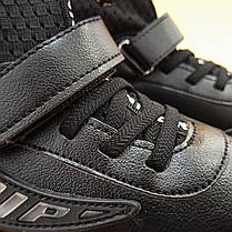 Крихітки шкіряні чорні дитячі кросівки шкарпетки nenke air vapormax літнє, фото 4