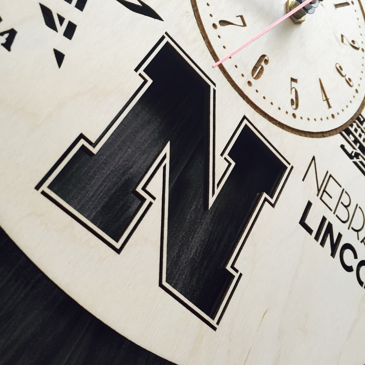 Дизайнерские часы на стену «Линкольн, Небраска» - фото 4 - id-p569597712