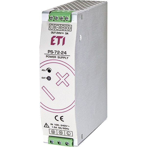 Блок питания PS-72-24 220В - 24В 2А 72Вт ETI 4656681