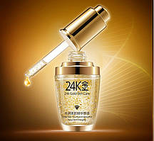Золота сироватка для обличчя із золотом і гіалуроновою кислотою 24 K Gold Skin Care Bioaqua 30 мл