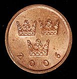 Монета Швеції 50 ері 1992-07 рр., фото 2