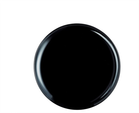 Блюдо Luminarc Friend Time Black чорне кругле для піци 320 мм (M0066) HD, фото 1