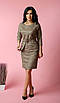Молодіжне плаття з замша "297з" Розміри 44., фото 2