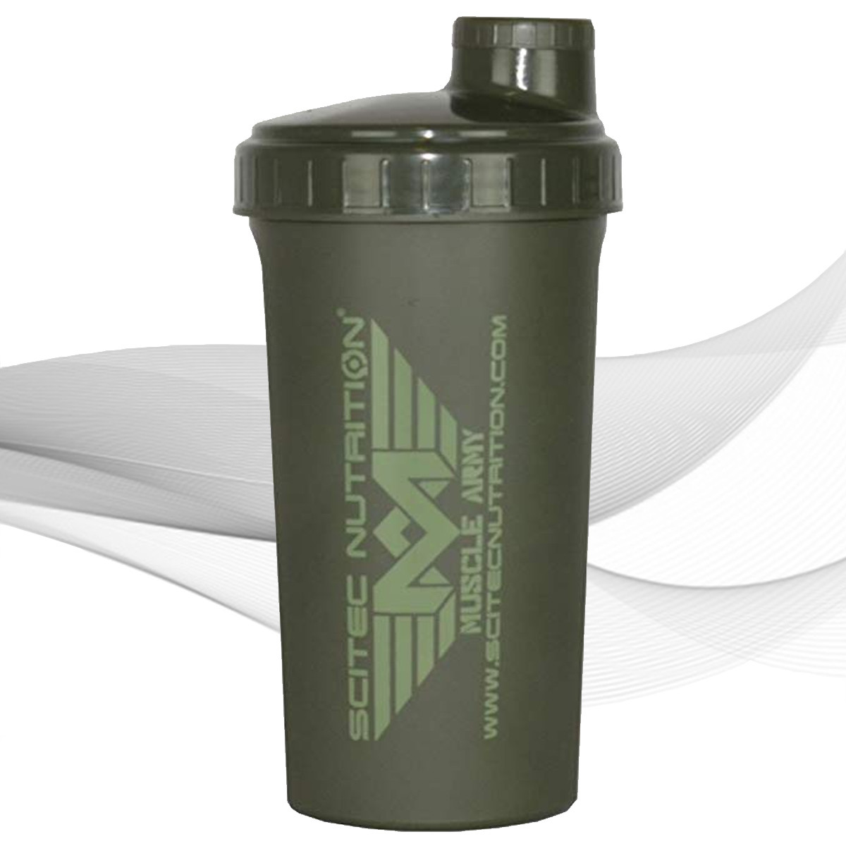 Шейкер Scitec Nutrition MUSCLE ARMY GREEN 700 мл.