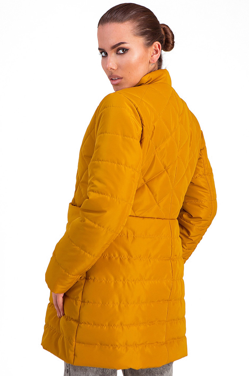 Стильная демисезонная куртка-пальто Пэрис (42-48 в расцветках) - фото 5 - id-p582781681