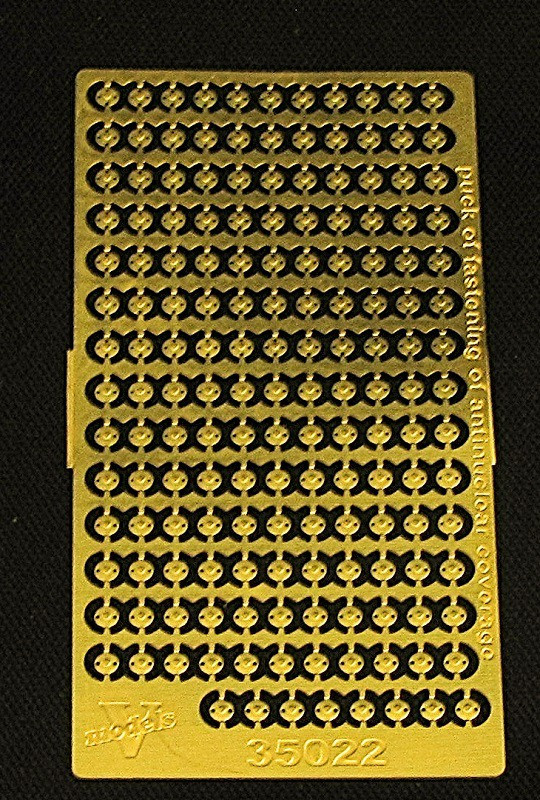 Шайби надбою. Фотоотравлені деталі.1/35 VMODELS 35022