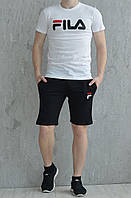 Стильний комплект футболки та шорти  ⁇  Fila logo