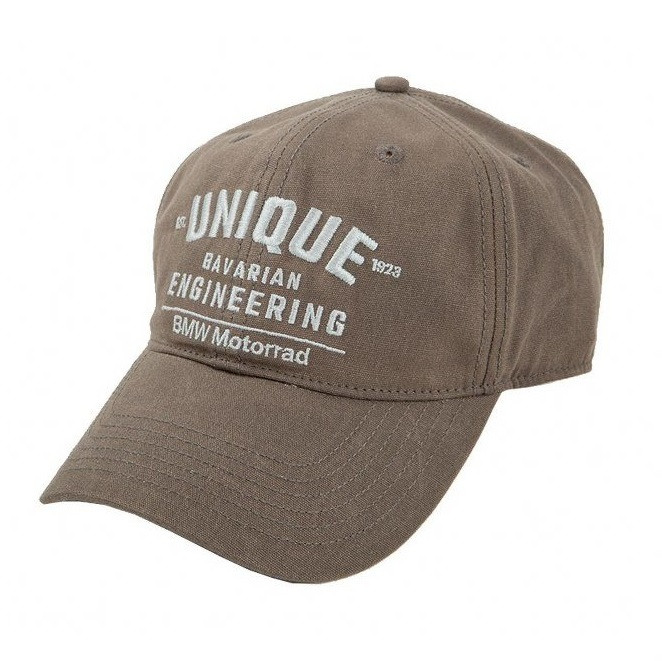 Оригінальна бейсболка BMW Motorrad Waxed Cap, Brown, артикул 76899899138