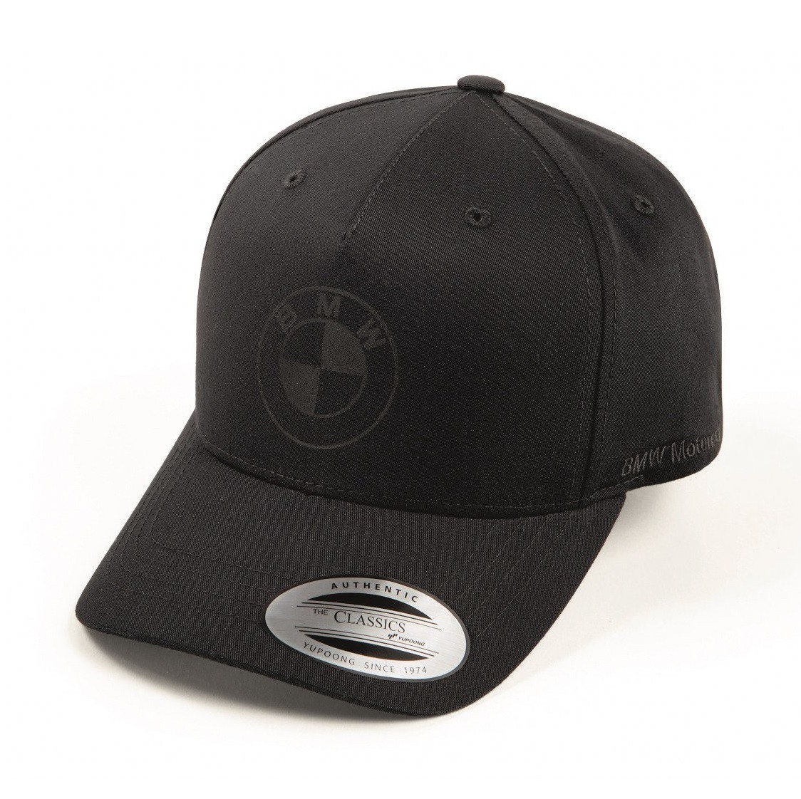 Оригінальна бейсболка BMW Motorrad Baseball Cap, All Black, артикул 76899898652
