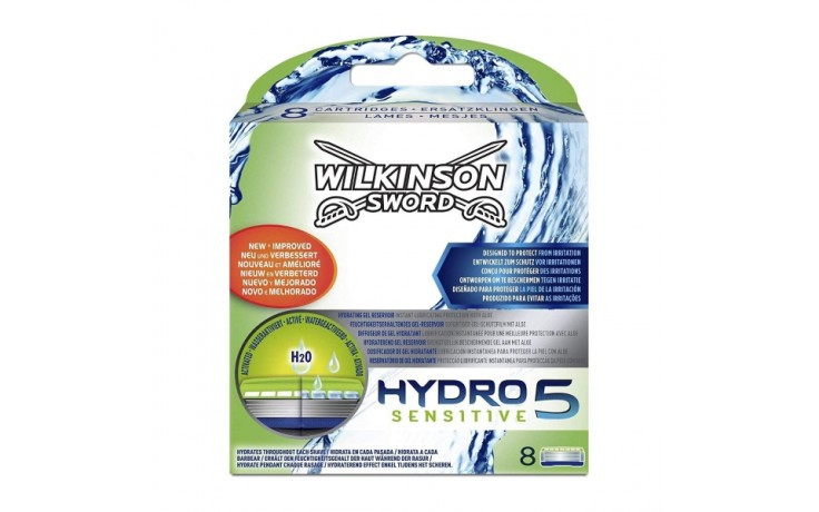 Змінні касети для гоління Wilkinson Sword Hydro 5 Sensitive 8 шт.