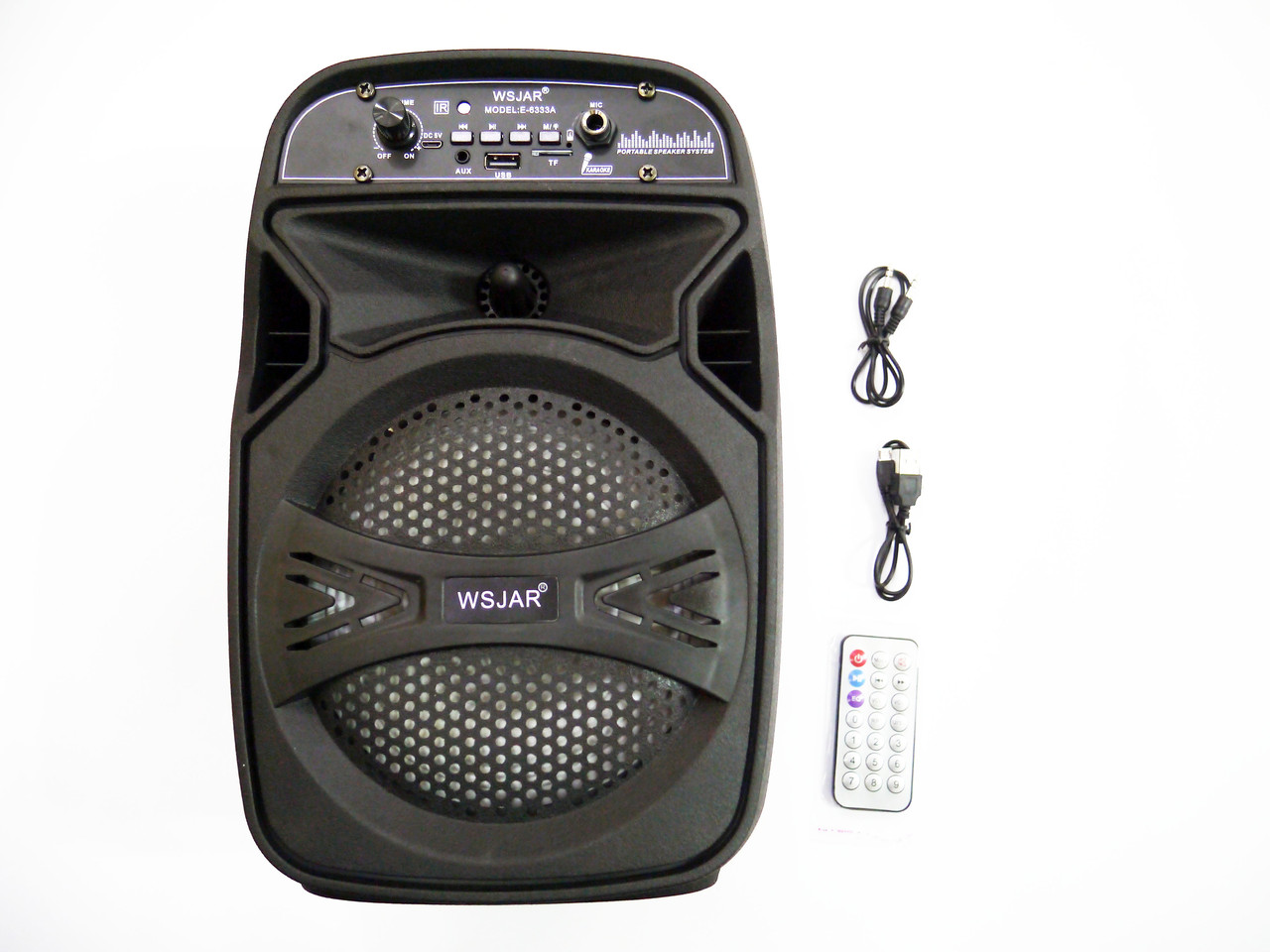 E-6333B портативна Бездротова bluetooth колонка - валіза з караоке