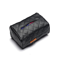 Чохол для паперових серветок, для підвішування в салоні авто! Коробка для паперових рушників, чорного кольору!