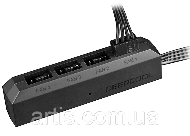 Розгалужувач Deepcool FH-04 Fan Hub для кулерів з 1 на 4 кулер 3 pin/4