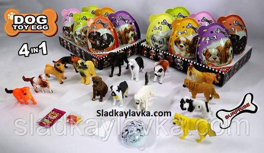 Яйце шоколадне пластикове DOG EGG MAX 6 шт (China)