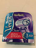 Леза Gillette Venus Swirl Extra Smooth, паковання 3 шт., фото 3
